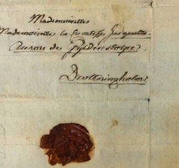 Letter from Jacquette to her mother at Drottningholm