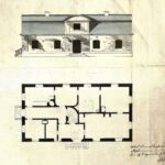 Pasch's Stone House, Drawing and Plan 1757