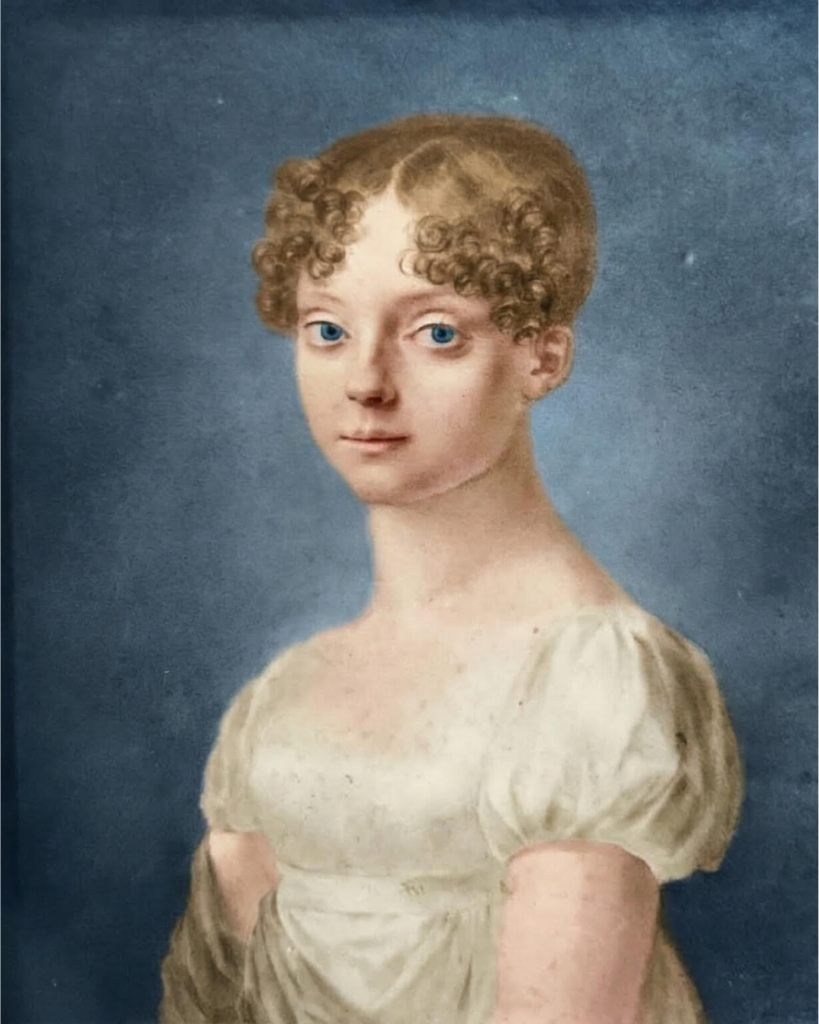 Portrait of Countess Jacquette Gyldenstolpe as a teenager