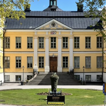 Finspång Castle, childhood home of Jacquette Gyldenstolpe, heroine of the historical novel Butterfly Games by Kelly Scarborough